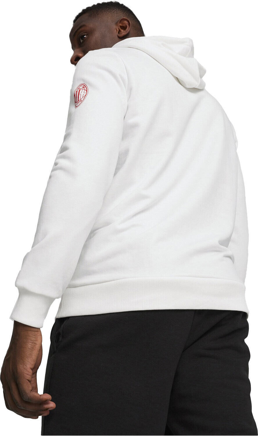 Puma milan 23/24 futbol icons sudadera entrenamiento fútbol Blanco (S)