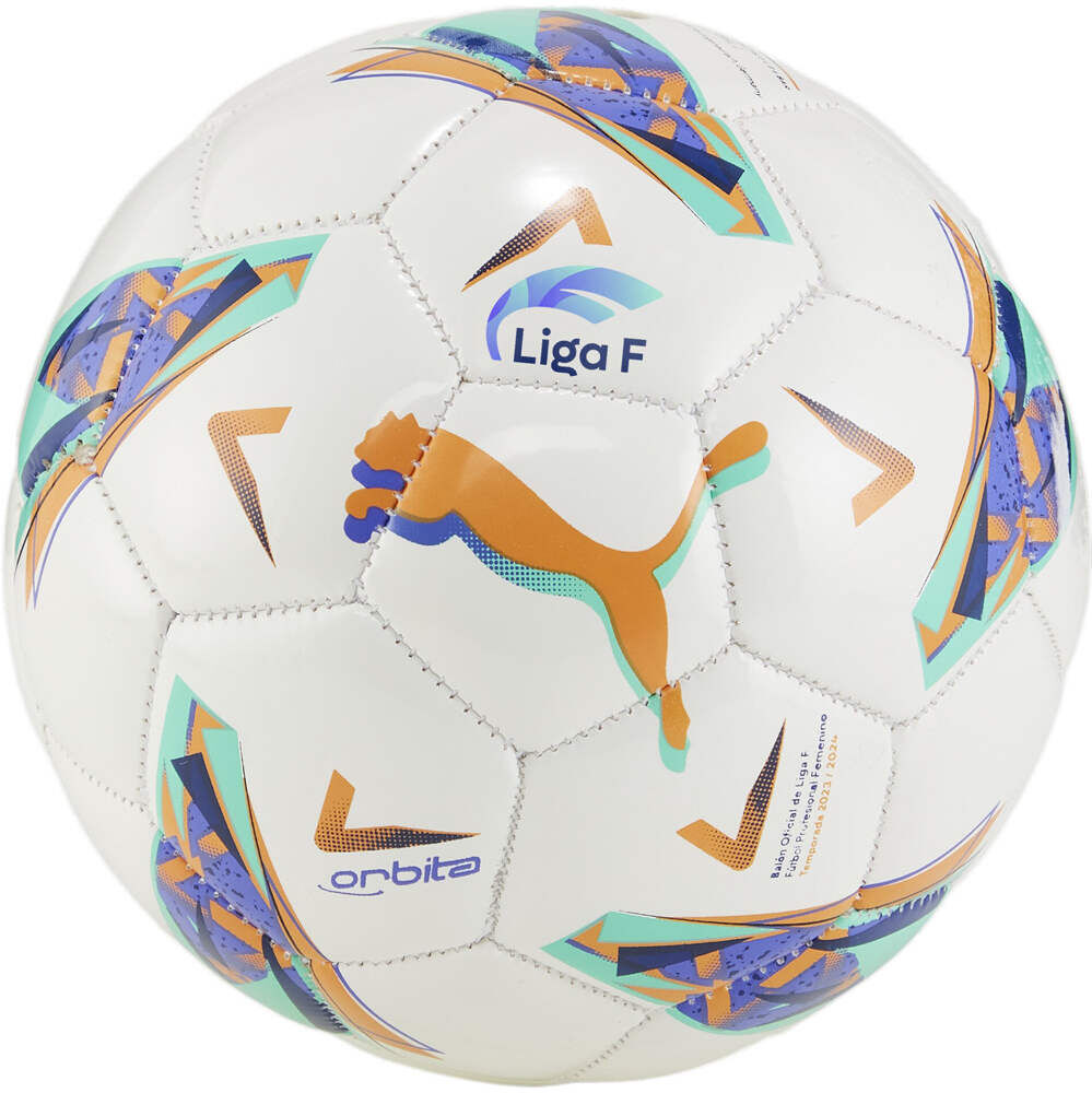 Puma otbita liga f mini balon fútbol Blanco (UNICA)