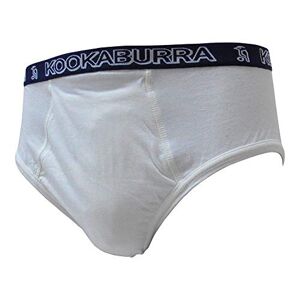 KOOKABURRA Unterhose mit Tiefschutz für Cricket Größe L Neutral/Blauer Bund