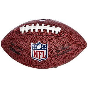 Wilson American Football, NFL Team Mini Micro, Recreational Player and Collector, Rubber, F1637, Size Mini, Brown