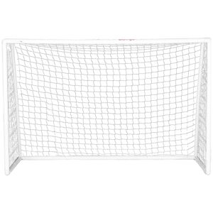 SPORTNOW But de football cage de foot but d'entrainement en plastique - piquets inclus - dim. 180L x 92l x 124H cm blanc