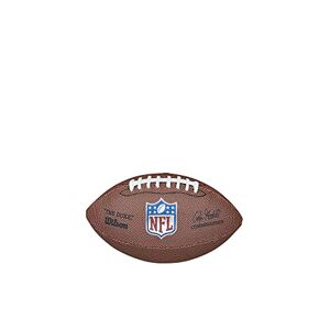 Wilson Ballon de Football Américain NFL MINI REPLICA, Cuir Mélangé, Petite Taille, Marron, WTF1631XBNFL - Publicité