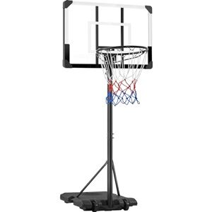 VEVOR Panier de Basket Exterieur Interieur Portable Reglable en