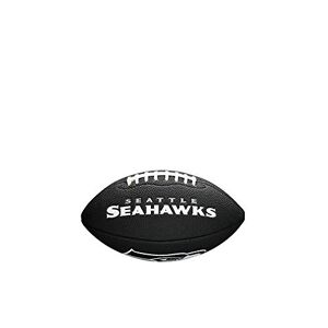 Wilson Ballon de Football américain, Mini NFL Team Soft Touch, Seattle Seahawks, Pour les joueurs amateurs, Noir, WTF1533BLXBSE - Publicité
