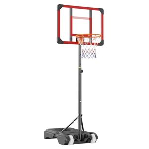 COSTWAY Panier de Basket-Ball sur Pieds avec Hauteur Réglable 245-305cm,  Support de Basket Portable à roulettes avec Sac Sécurisé, Panneau Arrière  de 111 cm, Intérieure & Extérieure : : Sports et Loisirs