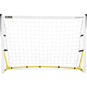 SKLZ Quickster But de Football Portable, Matériel d'entraînement de Football, Blanc Jaune, 1,83m x 1,22m - Publicité