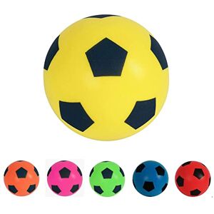 Ballon Foot En Mousse Rouge 20 Cm - Pour Interieur ou Exterieur