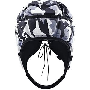 Casque de de tête Sport Rugby Entraînement de But Protège Tête Rembourrée  pour Enfants Adultes Camouflage coloré