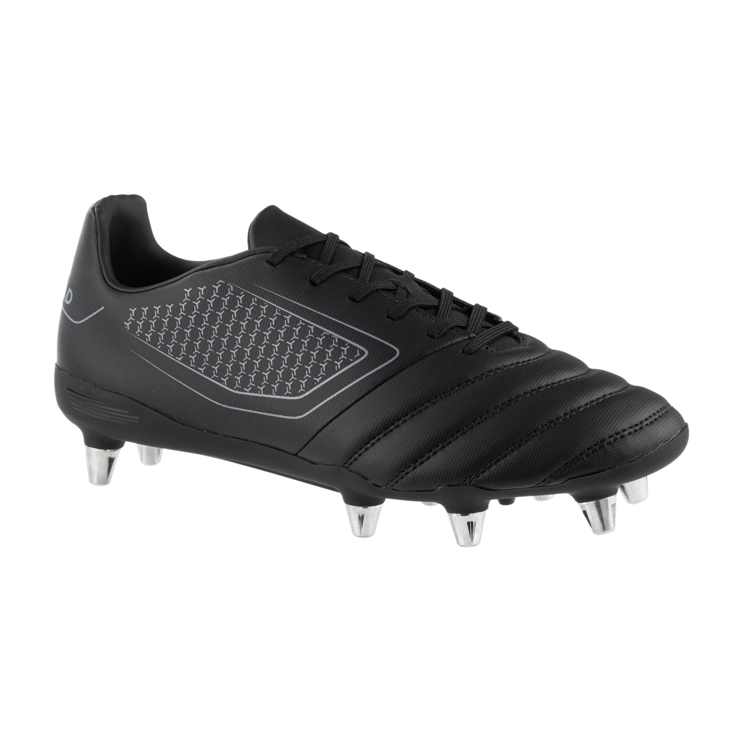 OFFLOAD CHAUSSURES DE RUGBY VISSÉES TERRAIN GRAS HOMME IMPACT R100 SG 8 crampons NOIRE - OFFLOAD - 42