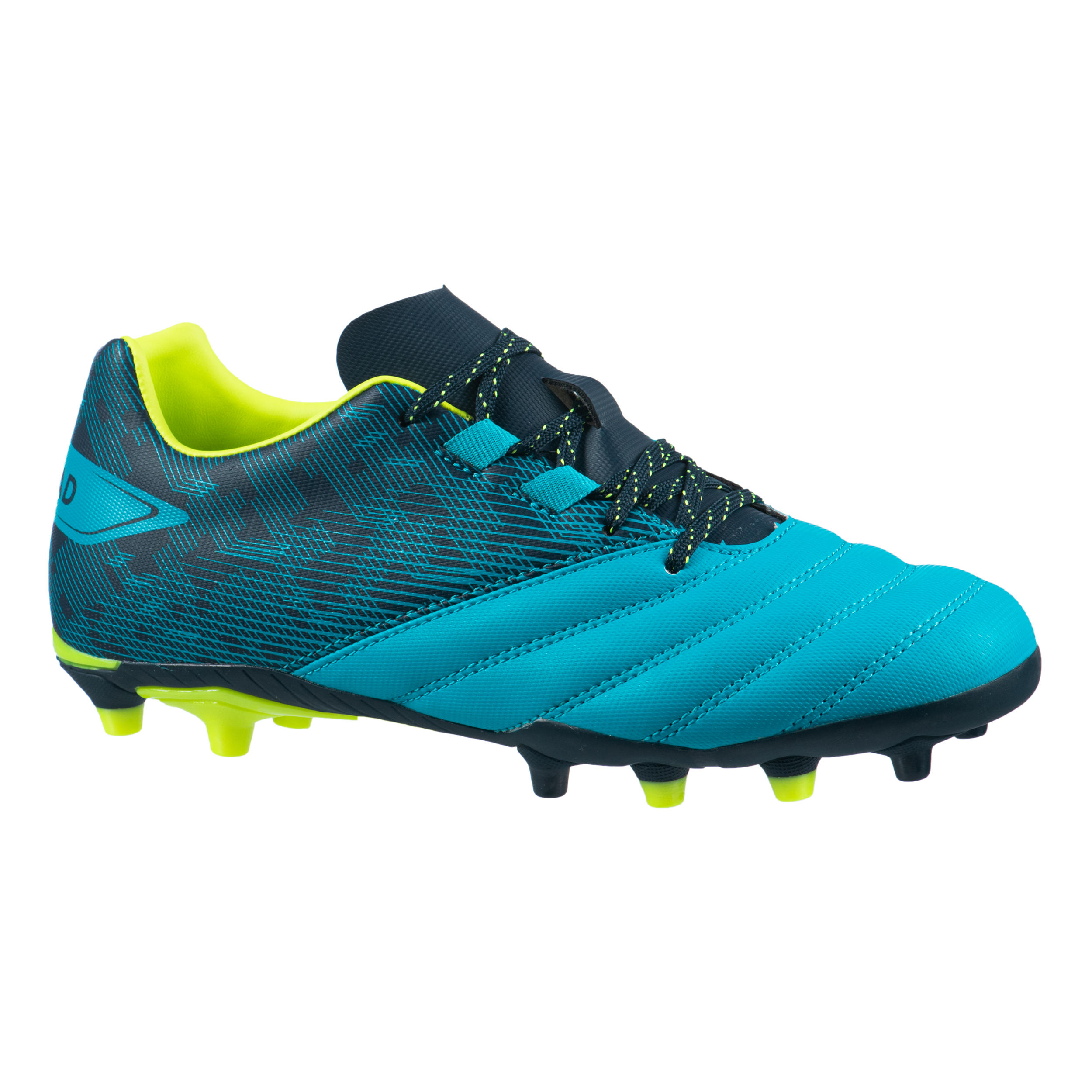 OFFLOAD CHAUSSURES DE RUGBY MOULÉES TERRAIN SEC R500 ENFANT bleu - OFFLOAD - 36