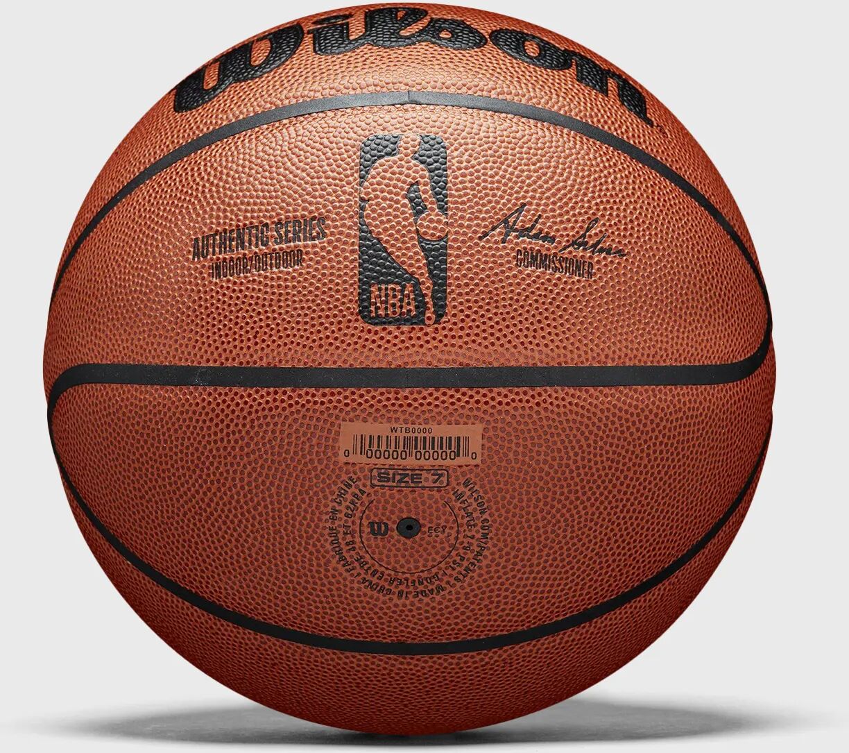 WILSON NBA AUTHENTIC INDOOR OUTDOOR BASKETBALL SIZE 7 men Sports Equipment brown en taille:ONE SIZE