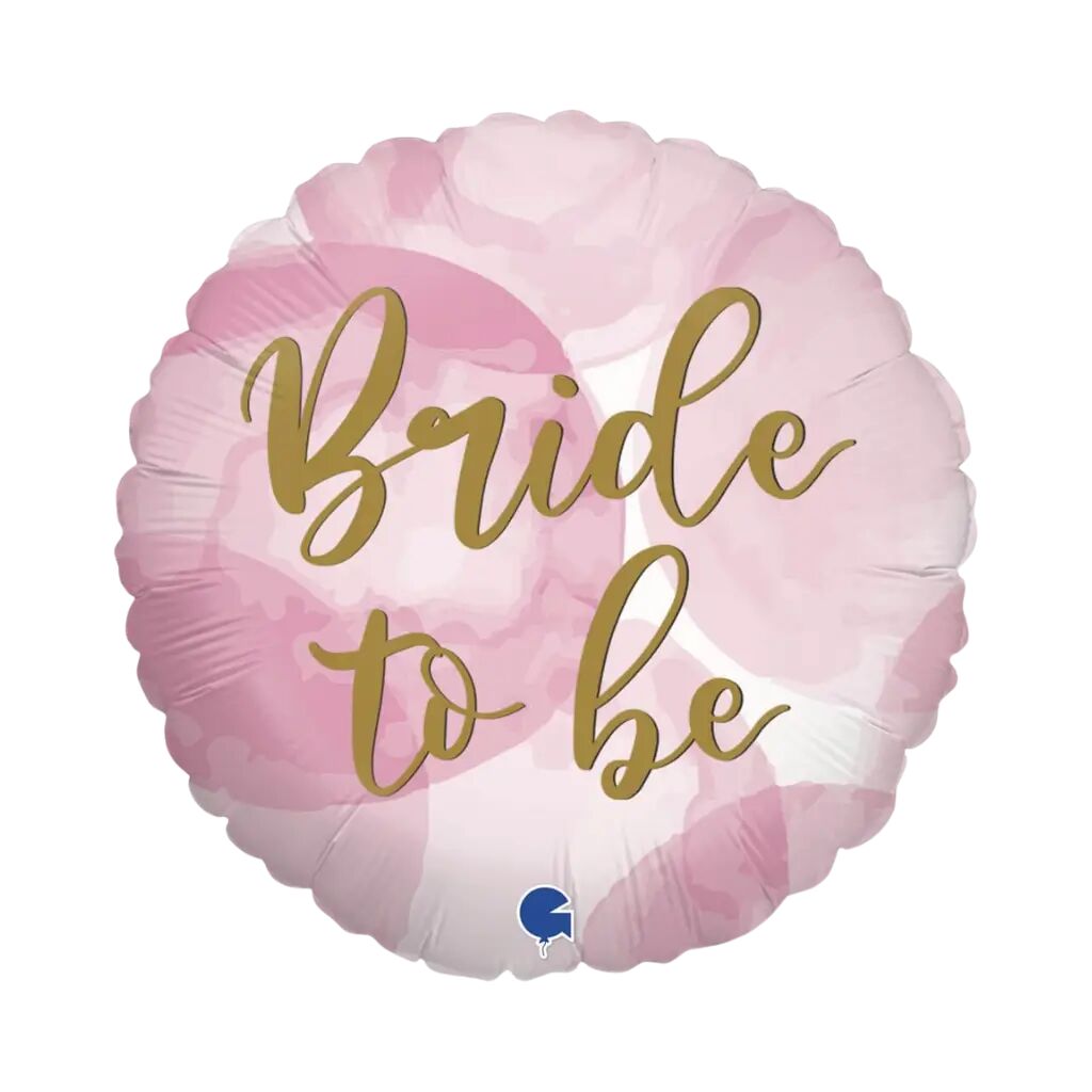 Grabo Ballon Bride to Be Or Effet Rose ø45cm