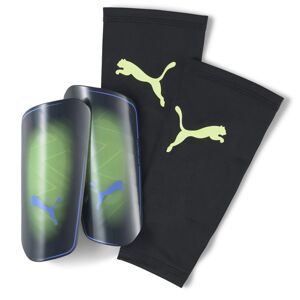 Puma Ultra Light Sleeve - parastinchi calcio Black/Light Green XS