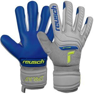 Reusch Attrakt Grip Evolution - guanti da portiere Grey/Yellow/Blue 8