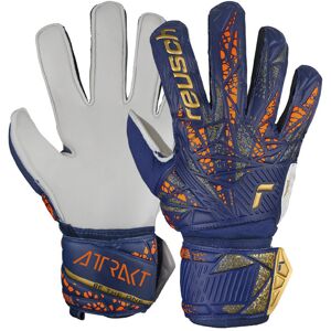 Reusch Attrakt Solid - guanti da portiere Blue/Brown 7,5