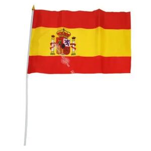 LINDER Bandiera Spagna 30x45cm con bastone