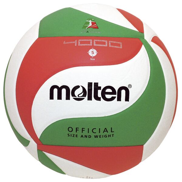 molten v5m4000 - pallone da pallavolo red/light green 5