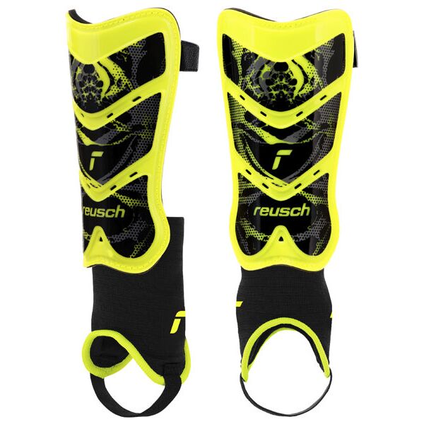 reusch shinguard attrakt pro - parastinchi calcio yellow/black xs