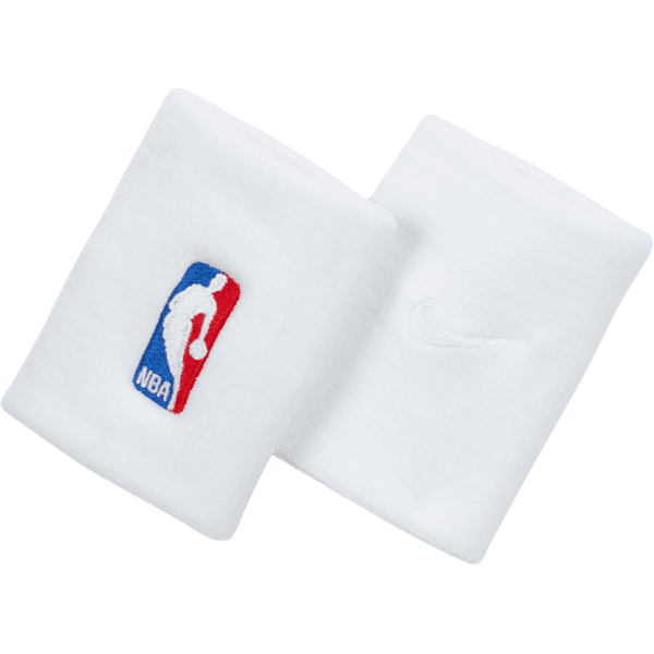 nike polsini da basket  dri-fit nba (1 paio) - bianco