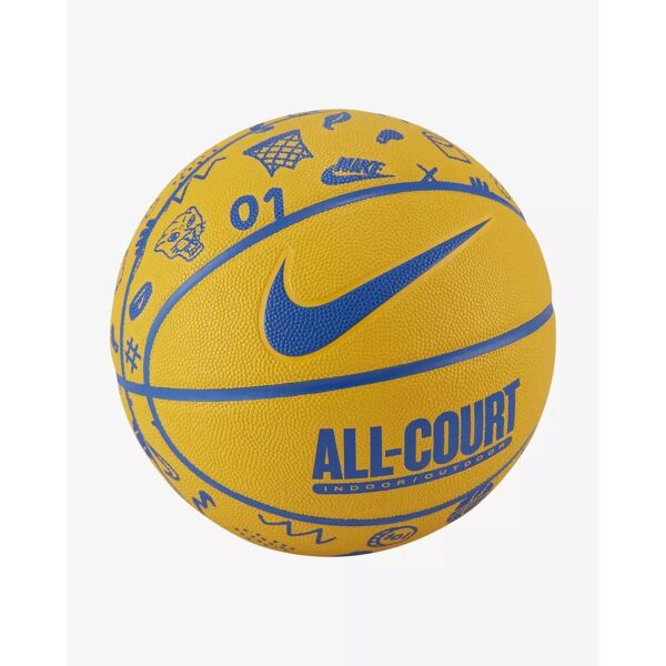 nike pallone basket everyday all court giallo e blu unisex do8259-721 7