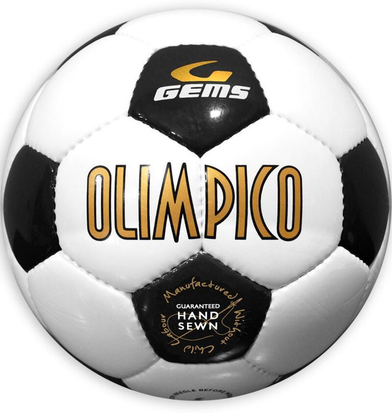 Givova Gems Pallone Calcio Bianco Nero Olimpico V