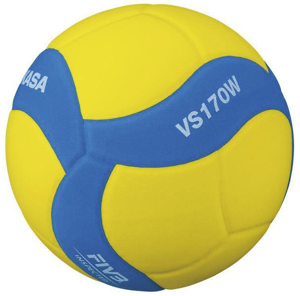 Mikasa Tec Minivolley - pallone da pallavolo Yellow/Blue 5