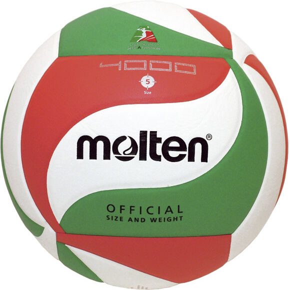 Molten V5M4000 - pallone da pallavolo Red/Light Green 5