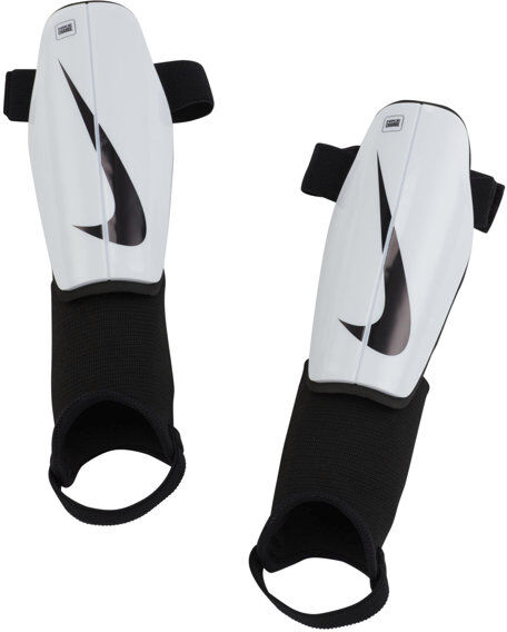 Nike Charge - parastinchi calcio - bambino White/Black L