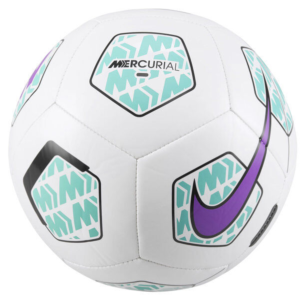 Nike Mercurial Fade - pallone calcio White/Light Blue 5