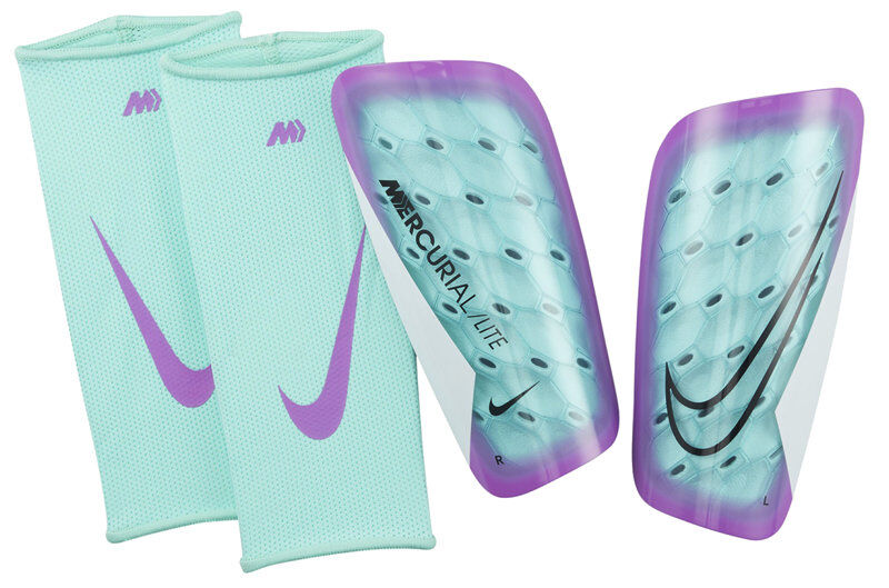Nike Mercurial Lite - protezioni calcio Light Blue/Purple XL