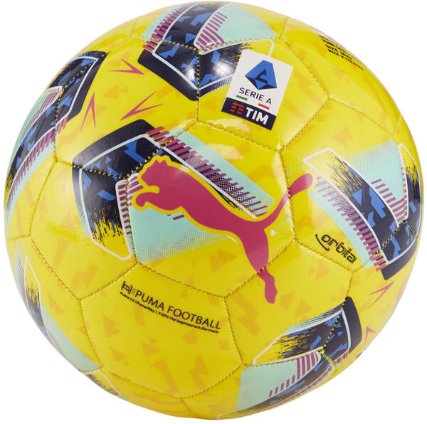 Puma Orbita Serie A - pallone da calcio Yellow/Blue 5