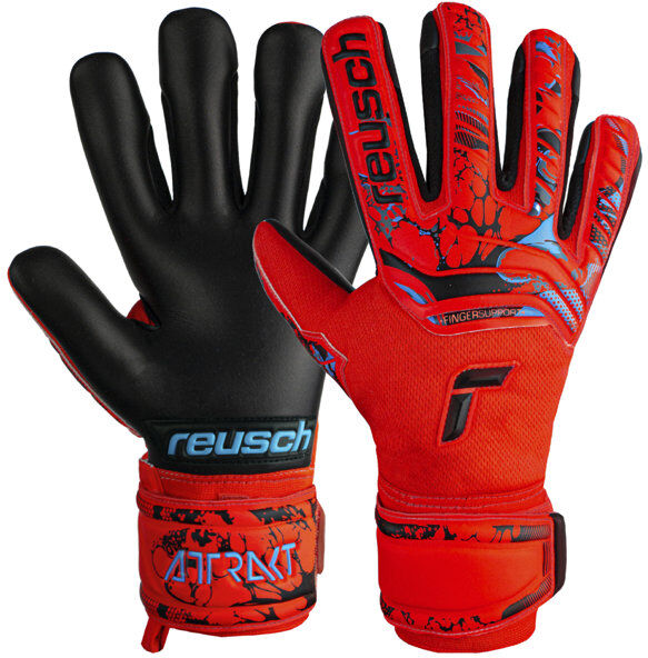 Reusch Attrakt Grip Evolution - guanti da portiere Red/Black 9,5