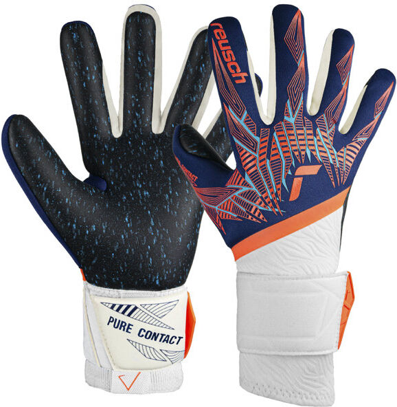 Reusch Pure Contact Fusion - guanti da portiere Blue/Orange 10