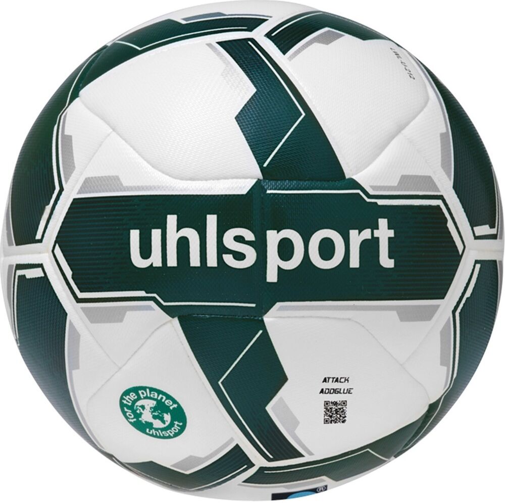 Uhlsport Attack Addglue For The Planet Pallone - Tutte Le Età - T5 - Bianco