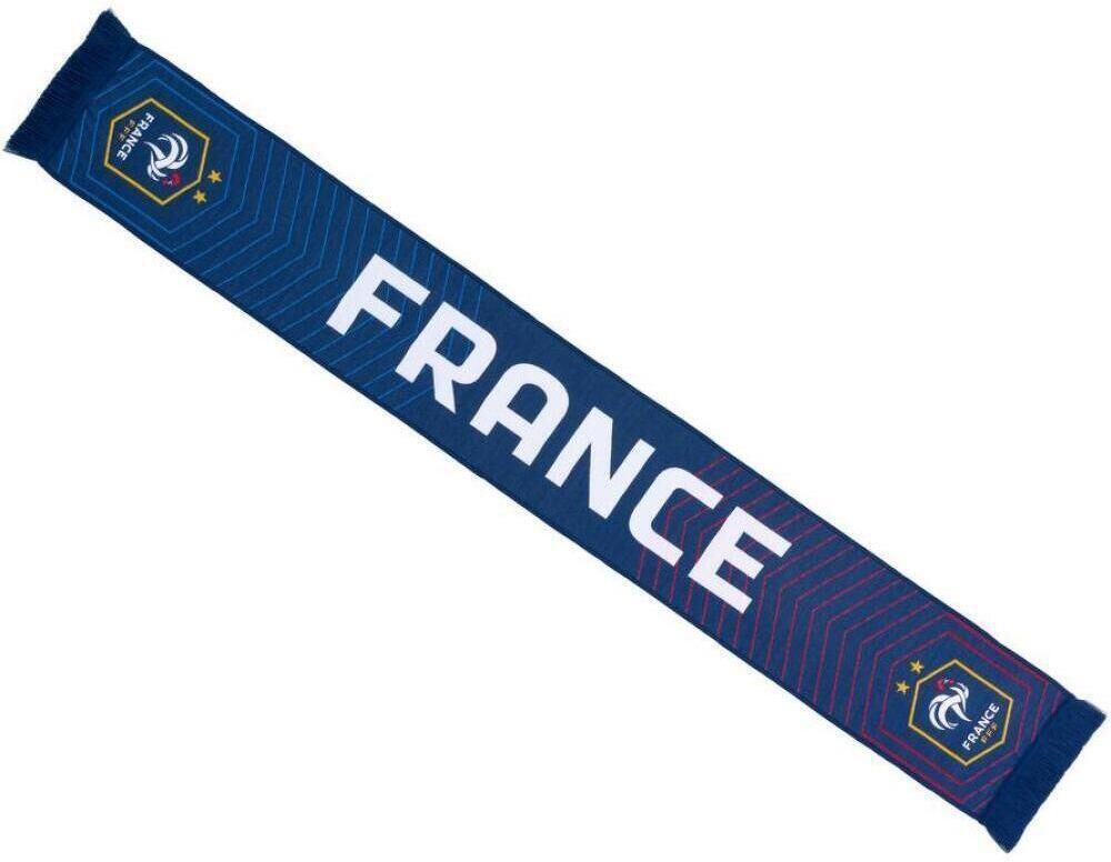 Fff Sciarpa Supporter De L'Equipe De France - Adulto - Tu - Blu