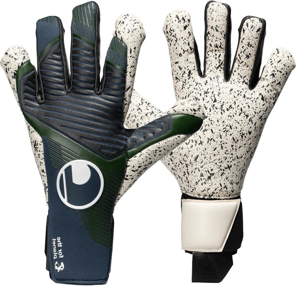 Uhlsport Powerline Supergrip+ Hn Earth Edition Tw Guanti - Adulto - 7;7.5;8;8.5;9;9.5;10;10.5;11 - Blu