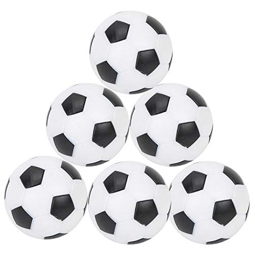Pwshymi 6 stks Tafelvoetbal Ballen Tafelvoetbal Voetballen Mini Tafelvoetbal Bal voor Tafelvoetbalspel(6 stuks)