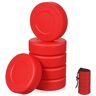 POPETPOP 6 Stuks Hockey Pucks Ballen Met Netje Set Klassieke Ijshockey Pucks Ballen Straat Hockey Puck Ballen Oefenen Training Pucks Buiten Binnen