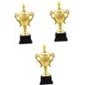 Unomor 3 Stuks Elleboogbeschermers Voor Mannen Prijsuitreiking Trofee Basketbal Trofee Voetbal Trofee Beker Uitreiken Volwassen Geschenken Sport Trofee Kinderen Mini Bauhinia Herbruikbaar