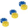 Sosoport 6 Stuks hockey rollerbal streethockeypuck trainen airhockey-pucks groente hockey pucks hockey ballen kunststof hockeyballen volwassen set straathockey Accessoires kind