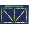 LOVIVER Voetbalvoetstaptrainingsmat Voetbaltreinmat Antlipmat Voetbaltraining 60x90cm Kleine voetbalmat Voetbaldeurmat, stijl A