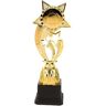 Yardwe 4 Stuks Kunststof Gouden Minitrofee Voetbaltrofee Voor Kinderen Voetbal Decor Feest Vieren Voetbal Cadeau Feest Trofee Decor Ster Trofee Plastic Rekwisieten Basketbal Herbruikbaar