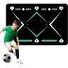 moonyan Voetbaltrainingsmat, voetbaltrainingsmat, 90 x 60 cm, antislip, geruisloos, voor jongens en jongeren, 90 x 60 cm