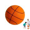 himka Silent Basketball, 2024 Quiet Basketball Indoor, Silent Bounce Basketball, Dribble Dream Silent Basketball, Hush Handle Silent Foam Basketball (18cm,Orang)