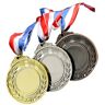 VANZACK 3 Stuks De Medaille Gouden Medaille Sport Medaille Voetbal Medailles Marathon Sportmedaille Medaille Bronzen Medaille Doek Sport- Vermelding Leerlingen