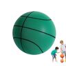 himka Silent Basketball, 2024 Quiet Basketball Indoor, Silent Bounce Basketball, Dribble Dream Silent Basketball, Hush Handle Silent Foam Basketball (24cm,Green)