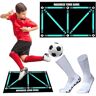 Anyingkai Antislip voetbalmat, stille mat voor baltraining, rubberen trainingsmat voor voetbal, dribbling, voor voetbaltraining