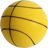 Omuotaut Upgrade stille basketbal, 2024 indoor basketbal, geen lawaai, stil, stil handvat, basketbalschuim, stille stuiter, dunk, stille swish basketbal (geel, nr. 7)