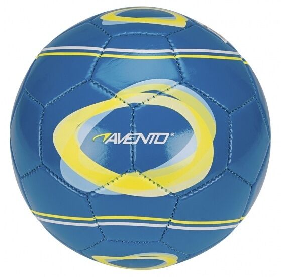 Avento Mini Voetbal Elipse Blauw/Geel/Wit - Blauw,Geel