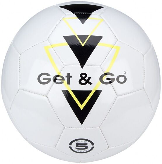 Get & Go Voetbal Triangle Speed PVC leder wit - Wit